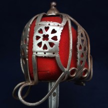 Scottish WW1-WW2 Officers Basket Hilt Broadsword, Major Thomas William Youngson, KOSB 15